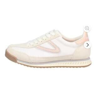 New In Box Tretorn Womens Size 11 Pink Hailey Leather Lace Up Athletic Shoes